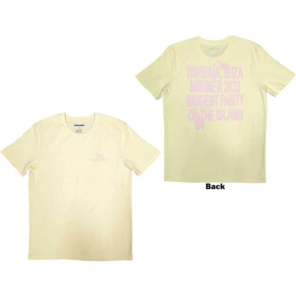 Calvin Harris Unisex T-Shirt: Summer 23 (Back Print & Ex-Tour) (Large) L