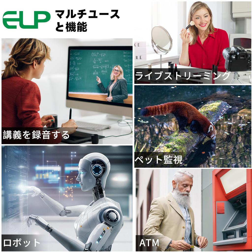 ELP 1080P 120fps Manual Zoom 12MP UVC USB Variable 10x Industrial Security Camera for Desktop Lightburn Camera for Raspberry Compatible with and Linux