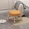 Joylove Household Universal Wheel Beautiful Seam Stool With Wheel Rotating Low Stool Manicure Foot Stool Pulley Walking Stool