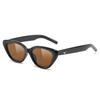Retro Small Oval Frame Macaron Pattern Tendy Sunglasses Women Men Vintage