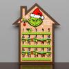 3D Christmas Countdown Calendar Wooden Wall Hanging Holiday Decoration Sign