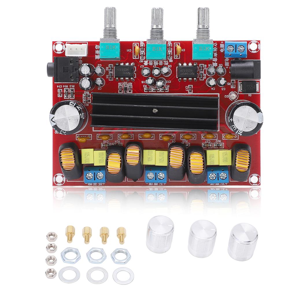Digital Power Amplifier Board XHM139 TPA3116D2 2x50W+100W 2.1 Channel Power Amplifier Module 1224V