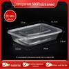 ZISIZ Rectangular Disposable Plastic Meal Box