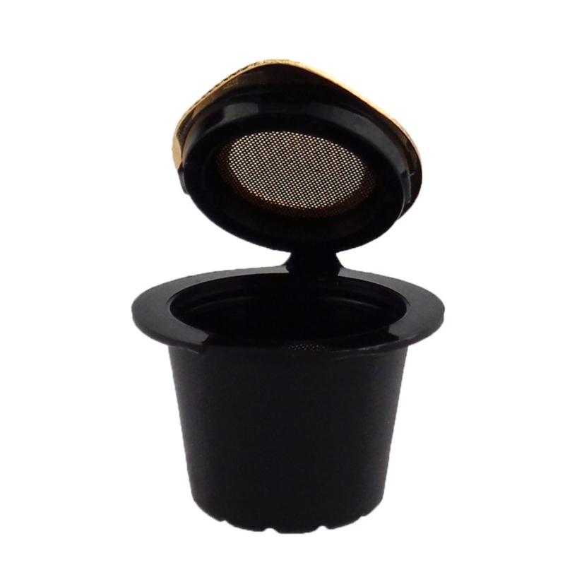 4pcs Reusable Coffee Pods with Stainless Steel Lid Coffee Machine Brewing Tool Practical Espresso Maker Accessories