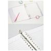 A5 Binder Loose Leaf Notebook Purple 64 Sheets ( 18.3x22.8 Cm / 7.2' X 9' )