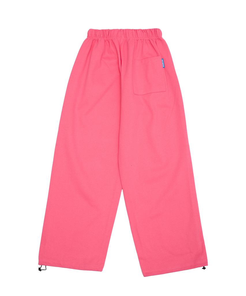DOUBLE JD Curve Stitch String Pants (Pink)