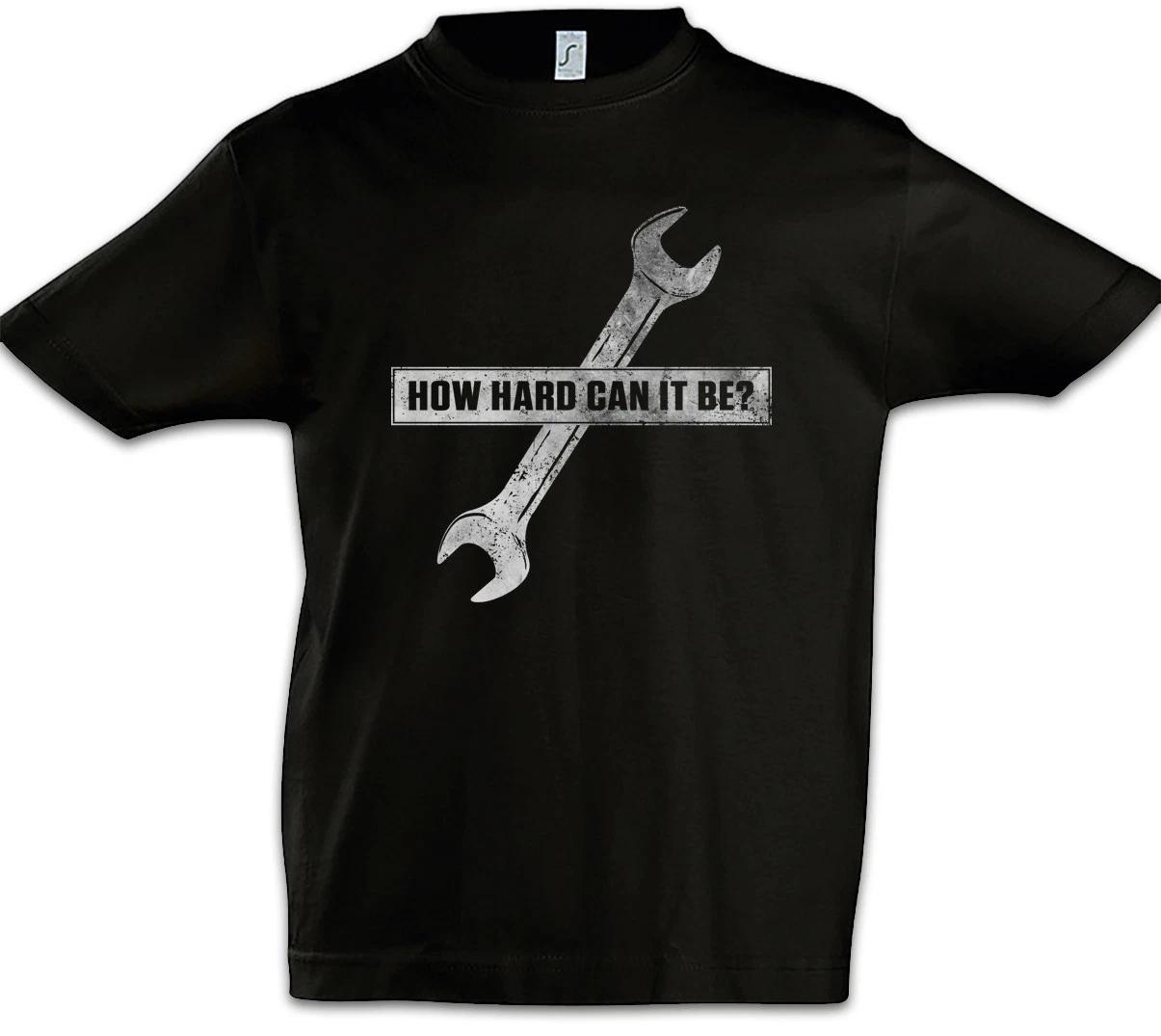 How Hard Can It Be? Kids Boys kids boys T-Shirt Race Racing Driver Racer Petrol Head Fun 140