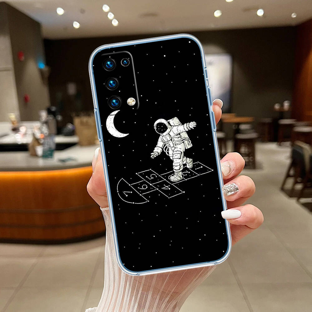 Astronaut Space Moon Phone Case for Motorola G14 G15 G24 G30 G31 G32 G34 G41 G42 G51 G52 G50 G60S G60 G62 G72 G71 G73 G84 G85 G200 E32