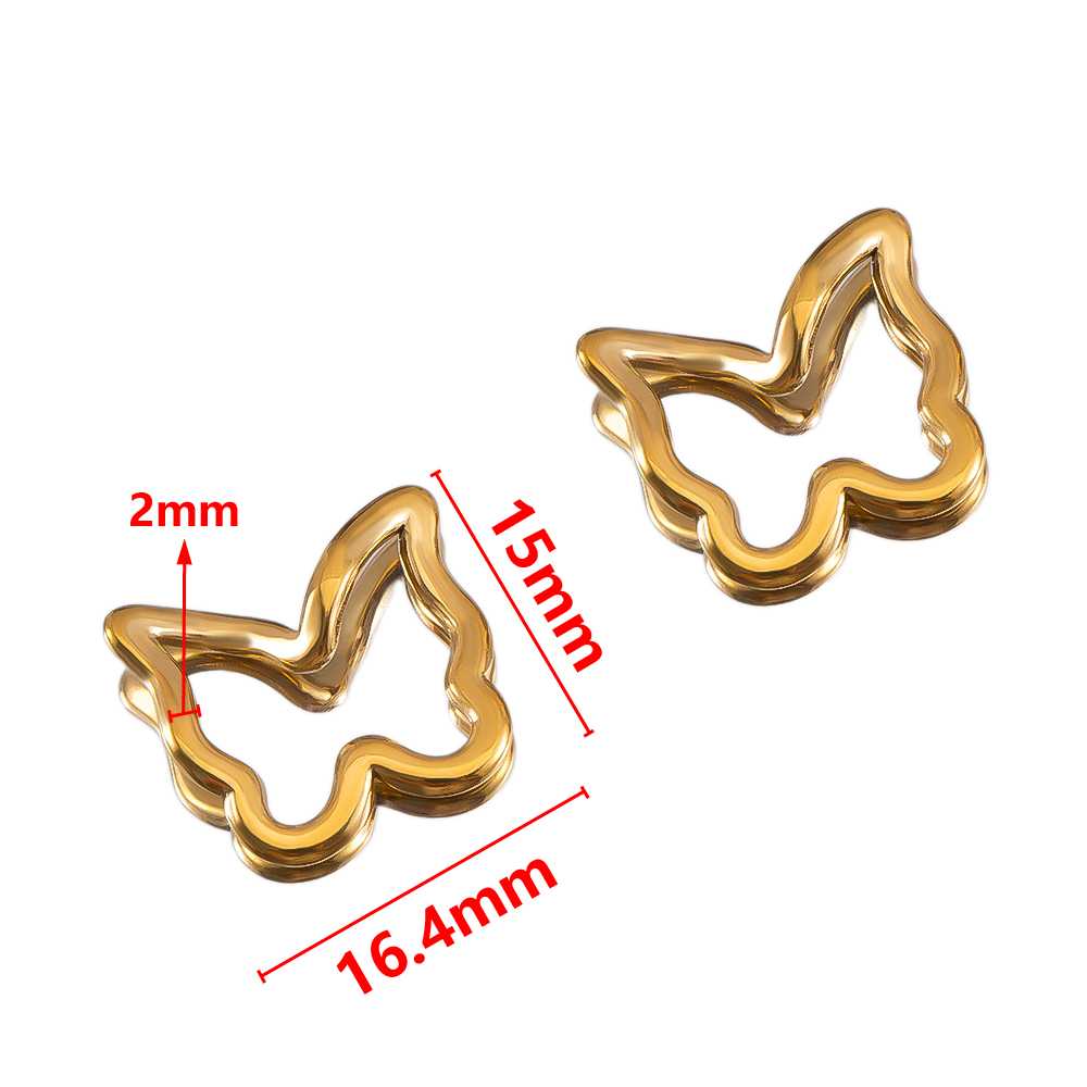 2pcs Stainless Steel Irregular Red Necklace Charms Gold Plated Imitation Pearl Earrings Component DIY Necklaces Jewelry Findings
