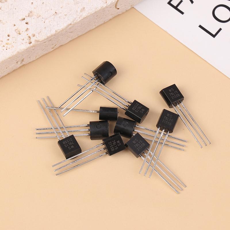 10Pcs Three-Terminal Voltage Regulator Ws78L05 78L06 78L08 78L09 78L12 Accessories