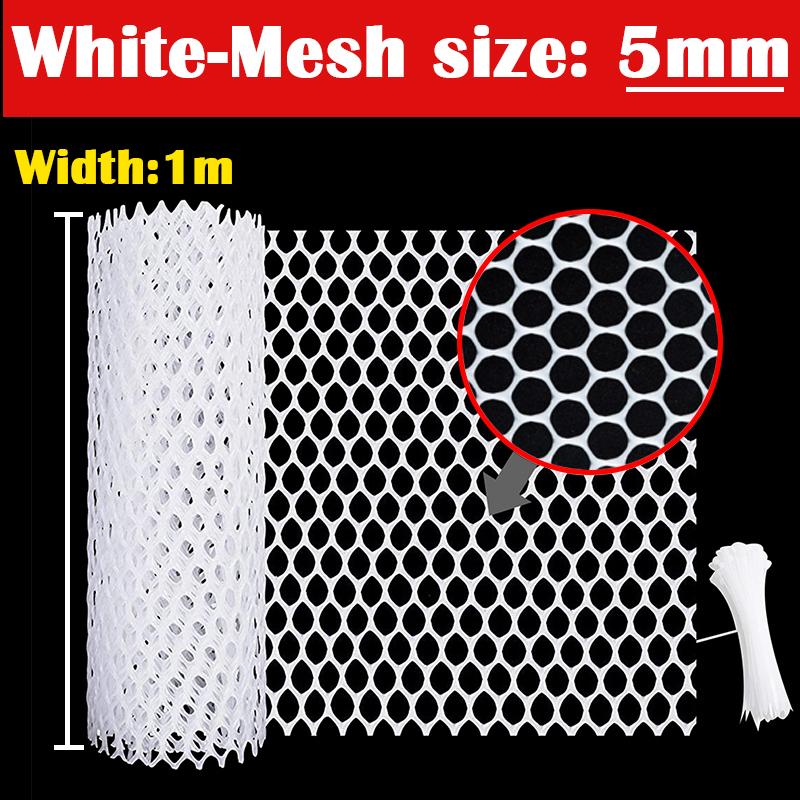 Width 1M Balcony Cat Pet Anti-Falling Net Garden Fence Mesh Window Plastic Grate Mesh Children Staircase Fall Protection Netting