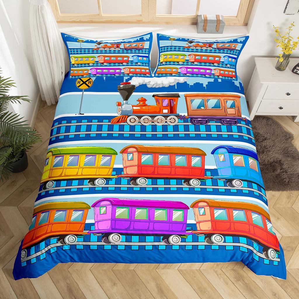 Comforter Homewish Tractor Machinery Truck Yellow Construction Vehicle Bedding Setteens Boys Girls Bed Set