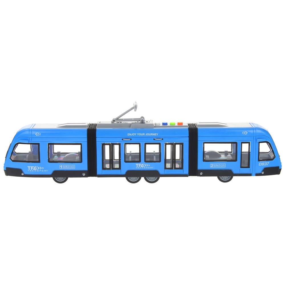 Tramwaj Miejski Przegubowy Zabawka Otwierane Drzwi Światło I Dźwięk