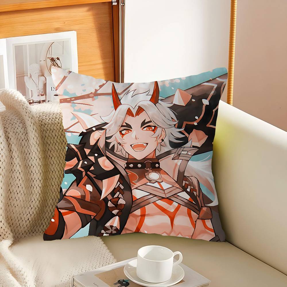 

Arataki Itto Pillow Cover For Bedroom Room And Living Room Sofa Decorative Cushion Cover 16x16Inch