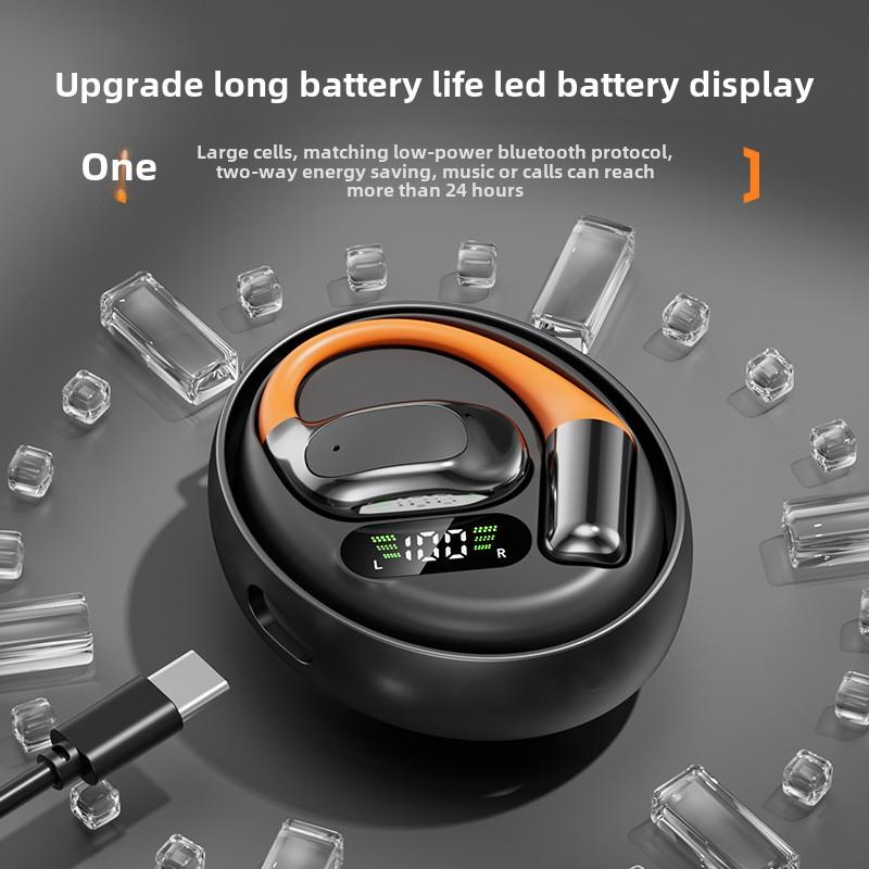 Otočná Sluchátka s Háčkem za Ucho Bluetooth Sluchátka Ultra-dlouhá Životnost Potlačení Hluku
