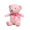 FLUFFYFUN 100% Cotton Teddy Bear, Baby Plush Toy, 16.5cm (Pink)