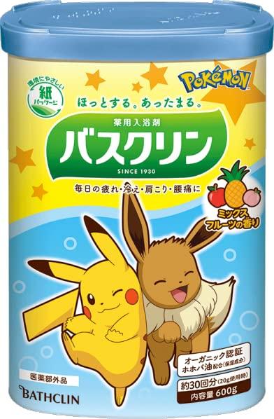

Bathclin Mixed Fruit Package cannot be Powder Type Bath Additive [Quasi-drug] Scent, Pokémon (Pattern selected) [600g]