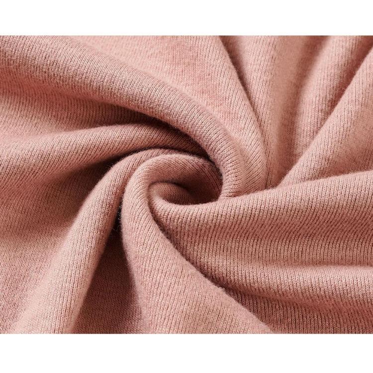 Autumn Winter Women Casual Loose V Neck Hoodie Top Solid Color Single Breasted Shirt
