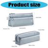 Clear Mesh Pencil Case High Capacity Pencil Bag Marker Organizers Storage Pouches Travel Cosmetic Bag for Adult Student