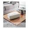 Yamazaki Jitsugyo Paper Towel Case with Lid, White, Approx. W26 x D13 x H8cm Tower Paper Towel Tissue Case 4761