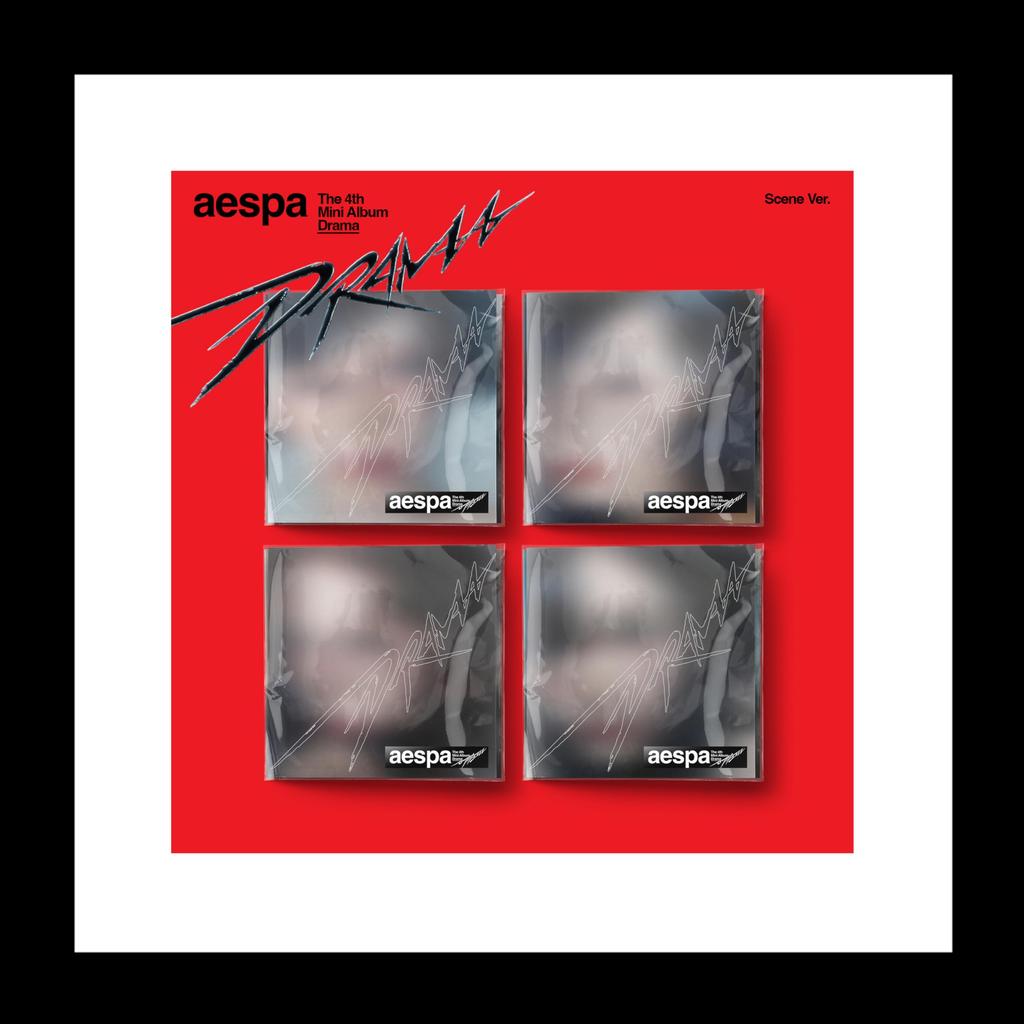 aespa Drama 4th Mini Album Scene Random Version Sealed CD+5p PostCard+1ea Sticker+1p PhotoCard+Tracking