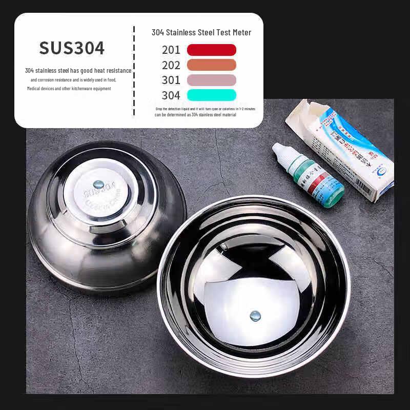 304 Stainless Steel Double-Layer Insulated Bowl