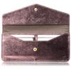 FRANCK ROSSINI Women's Slim Flap Long Wallet, Made In Italy by Enterprise Leather, Gift Boxed, Wine