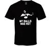Derrick Lewis My Balls Was Hot Funny Silhouette Mma Fighter Fan Cool T Shirt Unisex T-Shirt
