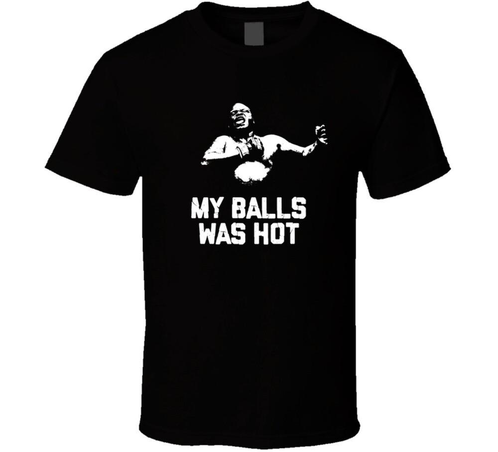 

Derrick Lewis My Balls Was Hot Funny Silhouette Mma Fighter Fan Cool T Shirt Unisex T-Shirt S