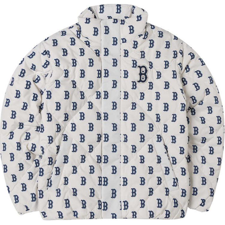 New MLB Down Jacket Unisex Blue White 3ADJM0646-43WHS