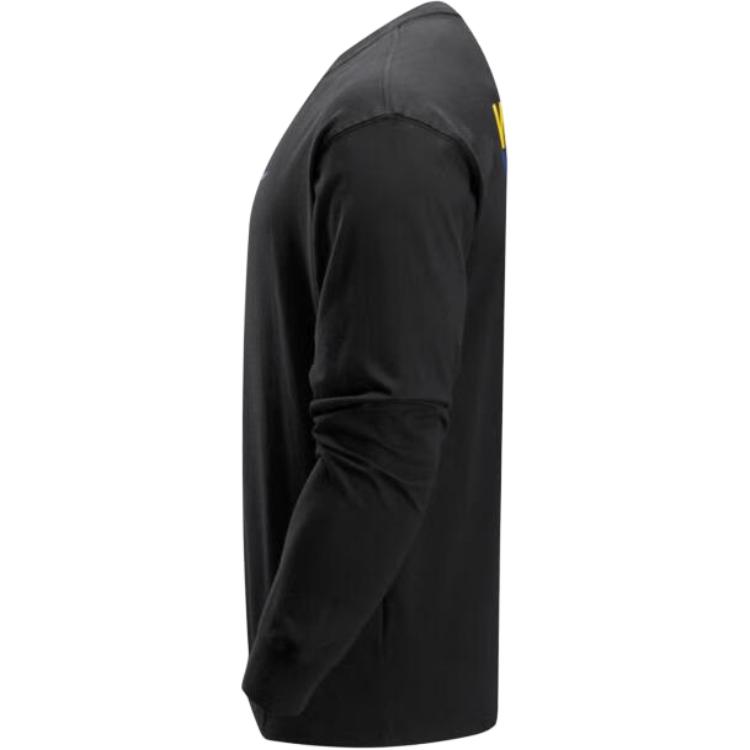 Nike X NBA Collaboration Golden State Warriors Courtside Loose Fit Crew Neck Casual Long Sleeve T-Shirt Men Tops Black HQ0673-010