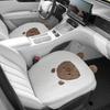 Cuscino per Sedile Auto Peluche Orso Accogliente Caldo e Traspirante Spugna Morbida Elastica Riempito Riduce il Dolore all'Anca Ottimo per l'Inverno Si Adatta alla Maggior Parte delle Auto