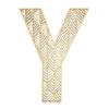 Wooden Letter Y Giant Openwork Alphabet 24 Cm