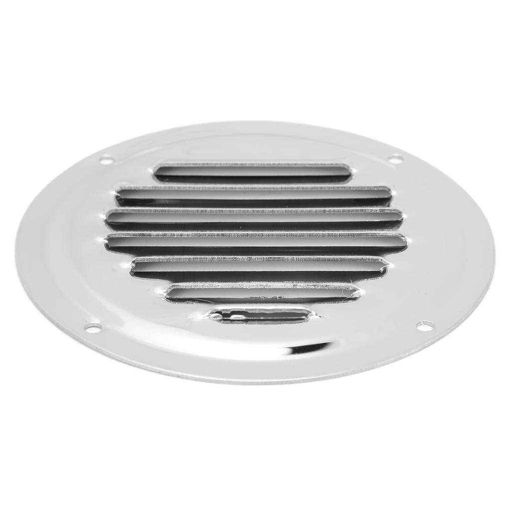 Air Vents Stainless Steel Round Louver Wall Ventilation Outlet for Yacht Caravans Home Kitchen