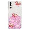 For Samsung Galaxy S24 FE Case Glowing In Dark 3D Butterfly Epoxy TPU Phone Cover