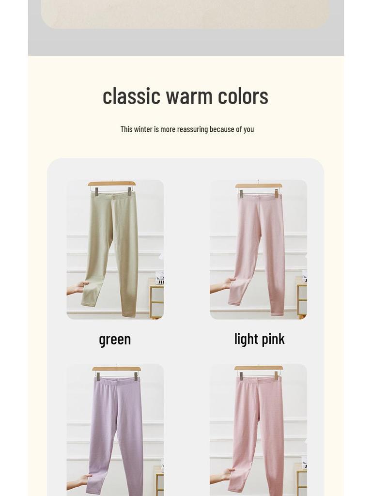 Women's Plus Size Quick-Warming Thermal Leggings - Autumn/Winter Cotton Fleece, Thickened, Heat-Generating, and Warm Line Design