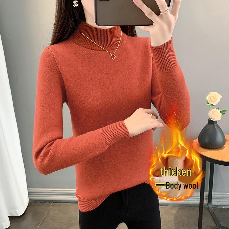 2025 Women's Plus Size Velvet Sweater: Cozy, Thick, Slimming Autumn/Winter Top