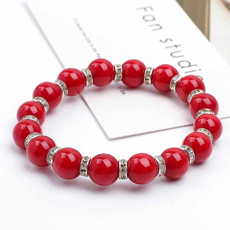 Summer Chic Rhinestone & Pearl Bracelet: Exquisite Chinese Style Crystal Glass Accessories for Women