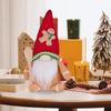 Gnome Doll Ornament Christmas Gnomes Doll Handmade Gnomes Plush Decorations Tomte Plush Doll Gingerbread Man For Home Workplace