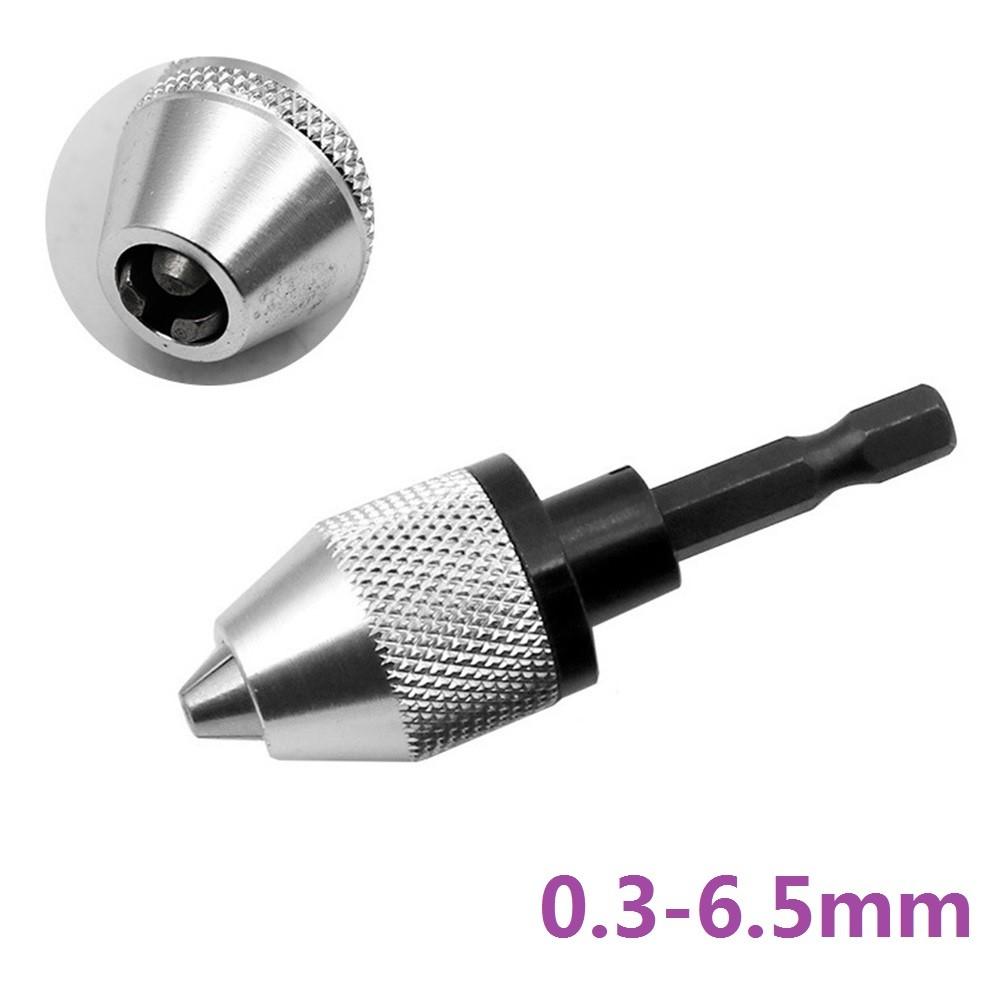 0.3-6.5mm Drill Chuck Electric Grinder Quick Change Drill Chuck Hex Shank