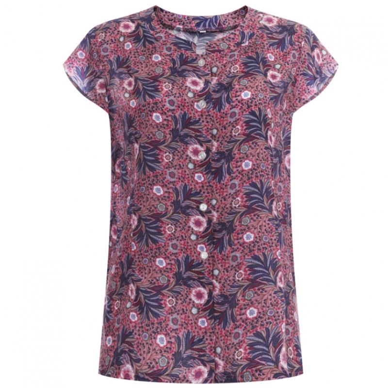 Shop   Women Flower Sleeveless Shirt Yf Wnb 12050 Charcoal