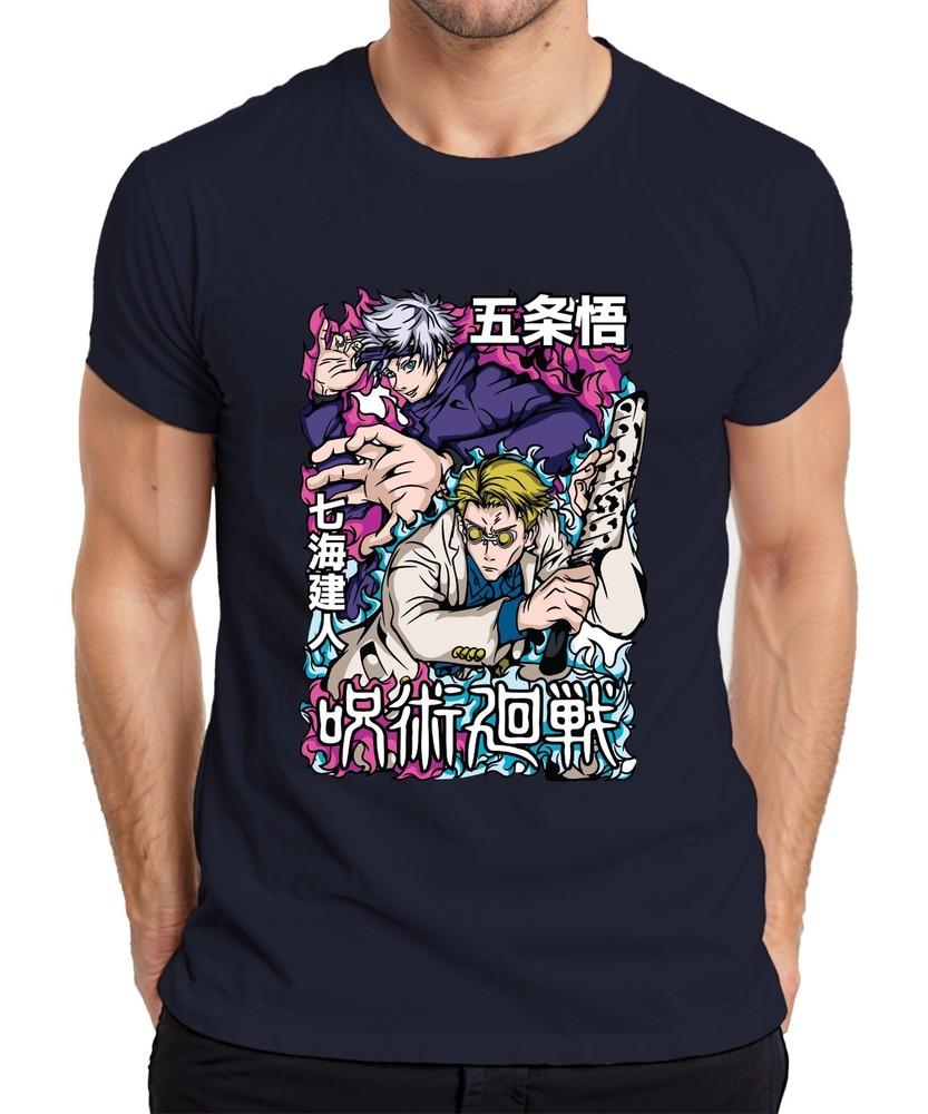 Jujutsu Kaisen Gojo Satoru Nanami Kento Unisexga Gift Retro Unisexs Tshirt S