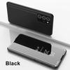 Smart View Mirror Flip Case For Samsung Galaxy S26 S25 + Ultra FE Edge Pro Cover Stand Fold Shockproof Capa Shell Coque Fundas