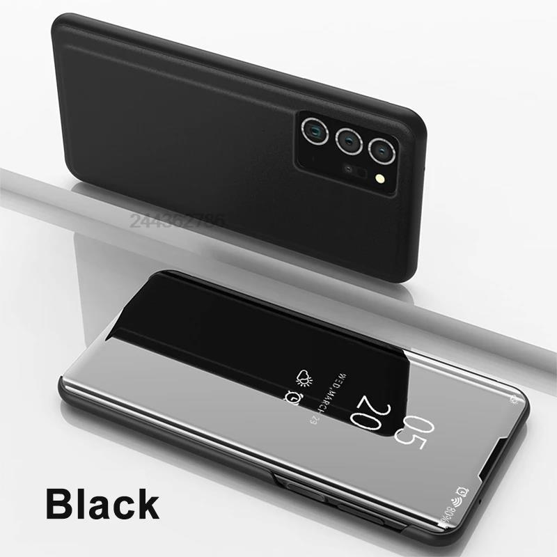 Smart View Mirror Flip Case For Samsung Galaxy S26 S25 + Ultra FE Edge Pro Cover Stand Fold Shockproof Capa Shell Coque Fundas