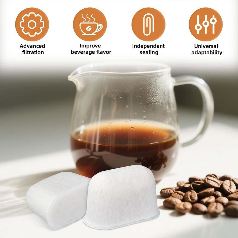 Coffeemaker Filter  Cartridges  Compatible with Cuisinart & Delonghi - Convenient & Practical  for  Easy on-the-Go  Use