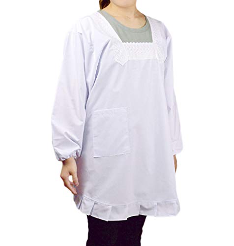 Marufuku White Apron, Made in Japan, Size M