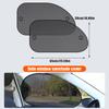 2Pcs Car Side Window Sun Shade Breathable Mesh UV Protection Sun Visor Shield with Suction Cups for Baby Kids Travel Comfort