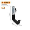 Small Outdoor Stainless Steel Flat Hook