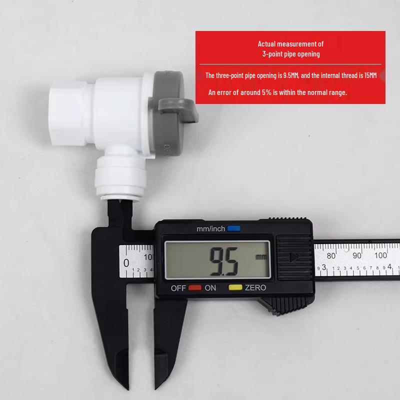3-Point Ball Valve Switch for Water Purifier and Storage Tank Connection