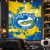 Wall Hanging Tapestry Parramatta Eels Print Cloth for Living Room Bedroom Home Decor